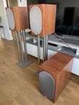 Audio Pro 2.1 stereo & Pioneer receiver.