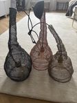 3 st orientaliska hänglampor