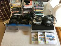 PS3 + 4 kontroller + 38 spel