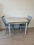 Köksbord Perstorp, retro, stolar Lilla Åland