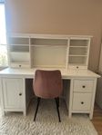 Skrivbord Hemnes med överdel från IKEA 