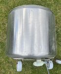 Rostfri behållare 160 liter