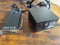 Grafikkort (GTX 1060 3gb), nätaggregat (450 W)