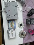 PlayStation 1 med tillbehör 