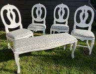 Sittbänk, pall i gustaviansk stil