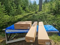Partytält, Tältpartner 3x6 m, PE vit