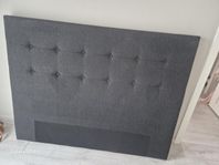 Sänggavel 160x122cm grå - 40