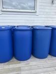 Blåa Tunnor 200 liter nyskick