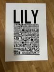 Poster ’Lily’ 50 x 70