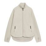 Arket fleece jacka beige off-white L