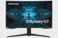 Samsung G7 27 inch 240hz skärm + Monitor gasarm
