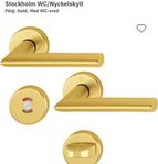 Dörrhandtag med WC lås, Swedoor
