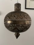 Taklampa orientalisk orienten 1900-tal mässing