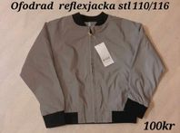 Vindtät reflexjacka stl 110/116