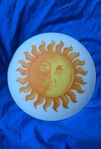 Sol vintage plafond glas design Piero Fornasetti till lampa