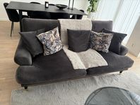 Fåtölj, soffa och fotpall 