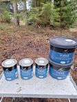 9 Liter ALCRO brun LASYRFÄRG