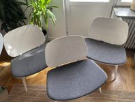 3 st danska designstolar – stilrena & bekväma