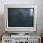 Vintage Apple Power Macintosh 6100/66 with 14 Apple Monitor