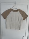 Vit och beige topp 