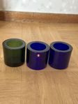 3 st. Iittala Marimekko ljuslyktor