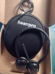 trådlöst headset (svart) hear pro professional