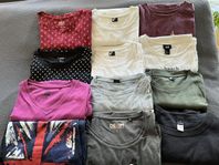 T-shirt paket med 12 st blandade färger & tryck storlek L