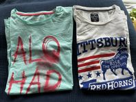 Två T-shirts från Esprit, herr, storlek L