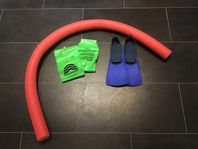 simfötter armpuffar flytpinne