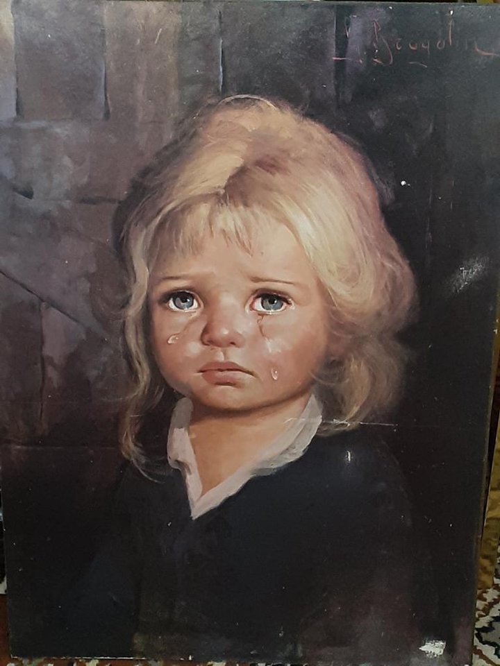 TAVLA PÅ EN SÖT LEDSEN FLICKA...