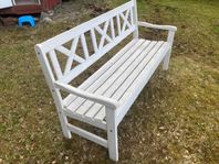 Vintage vit soffa 