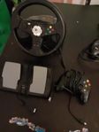 Xbox Ratt och pedaler samt kontroll