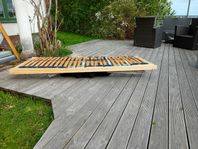 Sängbotten, elektrisk ställbar, 90 cm
