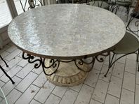 Marockanskt Mosaikbord 120cm 