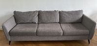 Soffa 3-sits grå från Mio 