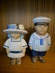 Dekorationsfigurer "Gustaf och Sigrid"