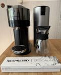 Nespresso Vertuo Next C mörk chrome med tillbehör