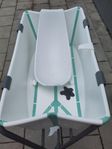 Stokke Flexi badbalja med newborn support och stativ