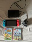 Nintendo switch v2 + animal crossing
