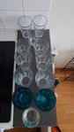 Blandade dricksglas – 12 st i olika storlekar