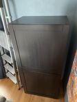 3 x Ikea Bestå (60 x 64 x 41) svartbrun vägghängd
