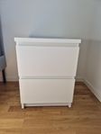 IKEA MALM sängbord med 2 lådor – använt skick