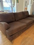 soffa - brun mockaimitation 