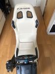 Racingstol Playseat med ratt och pedaler