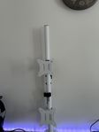 Dubbel monitor arm