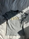 Grå t-shirt plus rosa hoodie från Gant, stl 170 + 176