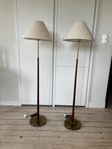 Vackra höga golvlampor x 2