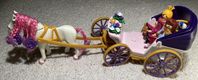 Äkta Playmobil kunglig häst och vagn säljes