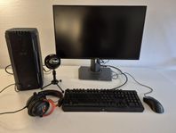 Gaming setup  Corsair One Pro / i7-7700K  Asus 27 PG279Q 
