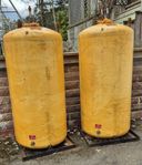 2st 195 liters isolerade vattentankar från IPL bortskänkes